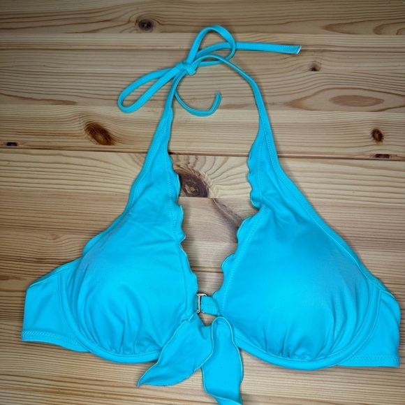 Victoria's Secret Other - VICTORIA'S SECRET | Women's Sky Blue Bikini Swimsuit Top. Size 36B.